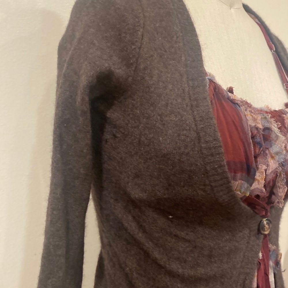 Y2k vintage Ruehl 925 v neck cardigan - Picture 2 of 7